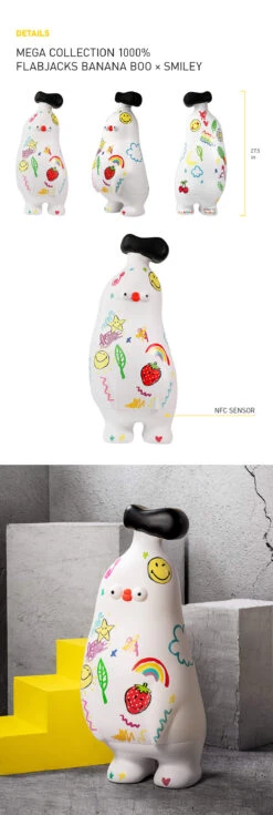 MEGA COLLECTION 1000% FLABJACKS Banana Boo × Smiley -Pop Mart Sale Shop 1000 FLABJACKS Smiley 02 CwyChO3Rv9 1200x3571