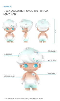 MEGA COLLECTION 1000% JUST DIMOO Snowman 7 MEGA COLLECTION 1000% JUST DIMOO Snowman -Pop Mart Sale Shop 1000 dimoo snowman 02 0U0k9iDWGx 1200x2009