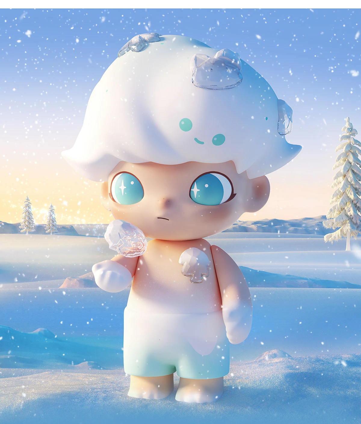 MEGA COLLECTION 1000% JUST DIMOO Snowman MEGA COLLECTION 1000% JUST DIMOO Snowman -Pop Mart Sale Shop