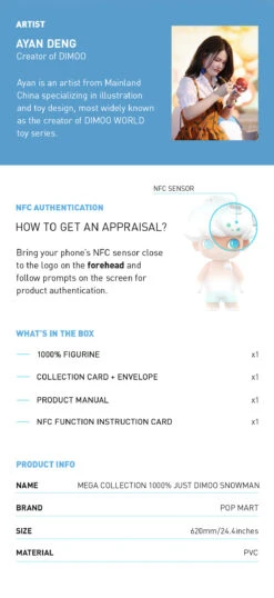 MEGA COLLECTION 1000% JUST DIMOO Snowman 10 MEGA COLLECTION 1000% JUST DIMOO Snowman -Pop Mart Sale Shop 1000 dimoo snowman 05 ypMk94y6mj 1200x2612