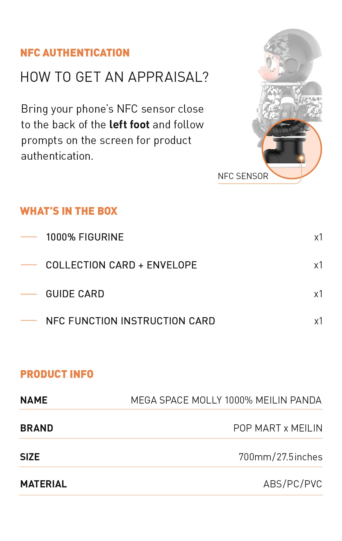 MEGA SPACE MOLLY 1000% Meilin Panda MEGA SPACE MOLLY 1000% Meilin Panda -Pop Mart Sale Shop