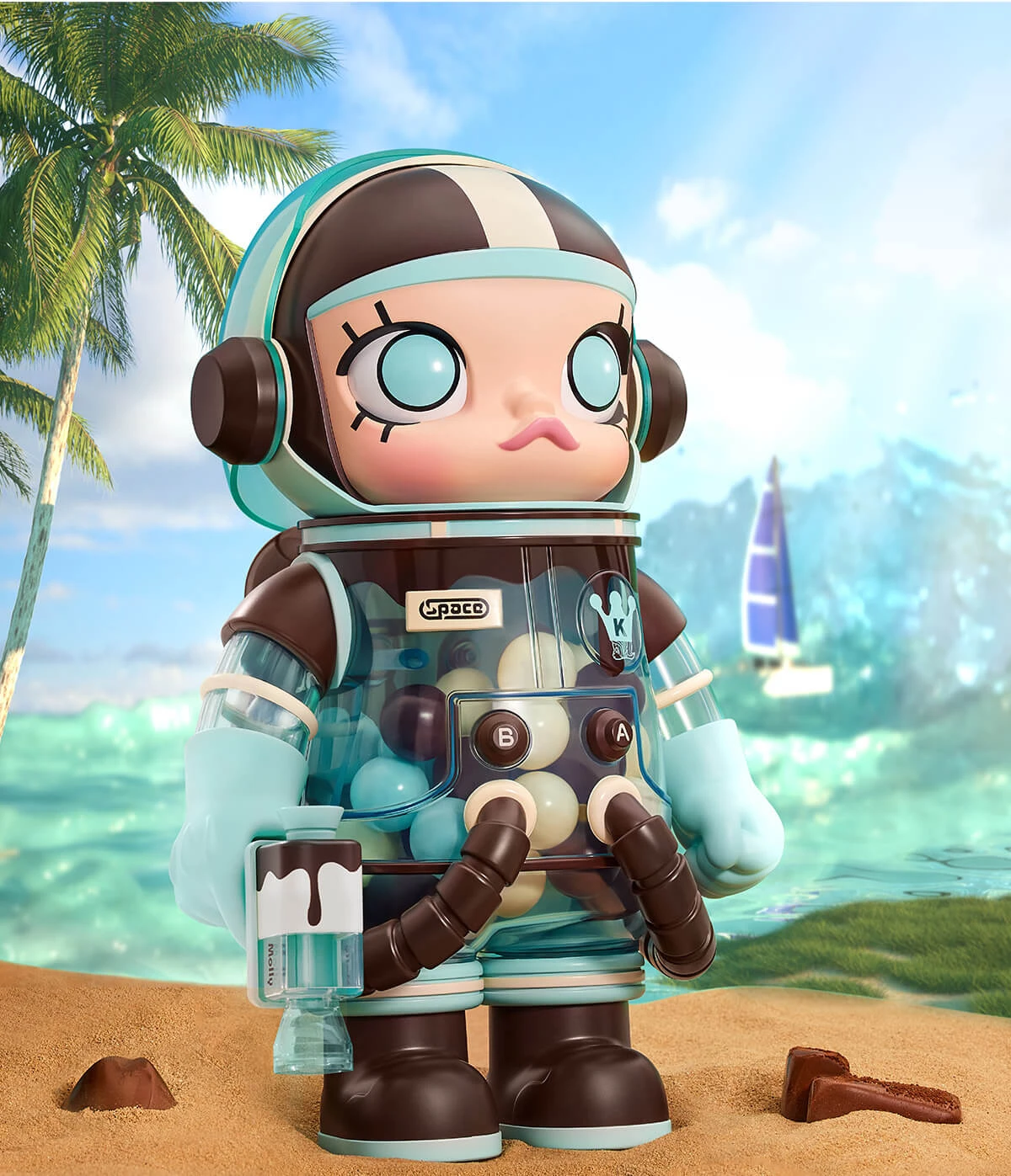 MEGA SPACE MOLLY 1000% Mint Chocolate MEGA SPACE MOLLY 1000% Mint Chocolate -Pop Mart Sale Shop