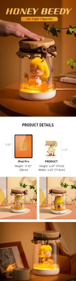 HONEY BEEDY Jar Light Figurine -Pop Mart Sale Shop 20230922 145957 738572 1200x4437
