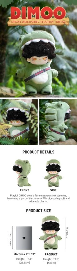 DIMOO Jurassic World Series-Cotton Doll (Roar) -Pop Mart Sale Shop 20231019 151318 159809 1200x4188