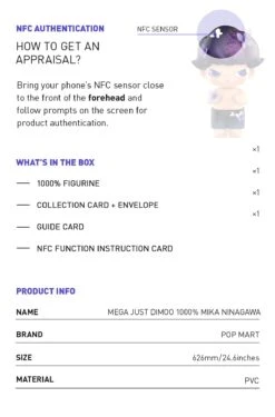 MEGA JUST DIMOO 1000% MIKA NINAGAWA 16 MEGA JUST DIMOO 1000% MIKA NINAGAWA -Pop Mart Sale Shop 20231108 103336 647828 1200x1824