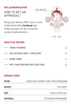 MEGA α SKULLPANDA 1000% MIKA NINAGAWA 13 MEGA α SKULLPANDA 1000% MIKA NINAGAWA -Pop Mart Sale Shop 20231108 103639 640239 1200x1836