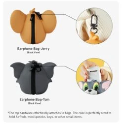 MOLLY X Warner Bros. 100th Anniversary Series-Earphone Bag (Tom And Jerry) -Pop Mart Sale Shop 20231110 152832 105217 1200x1222