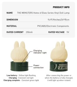 THE MONSTERS Home Of Elves Series-Vinyl Doll Lamp -Pop Mart Sale Shop 20231130 165520 588070 1200x1351