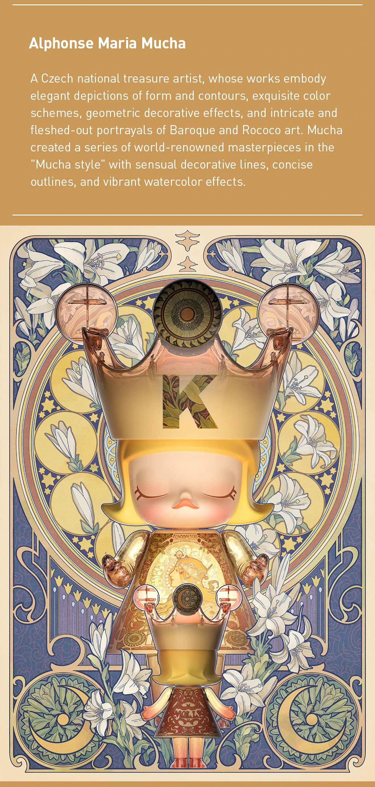 MEGA ROYAL MOLLY 400% Mucha·Zodiac MEGA ROYAL MOLLY 400% Mucha·Zodiac -Pop Mart Sale Shop