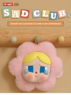 CRYBABY Sad Club Series-Silicone Plush Earphone Bag -Pop Mart Sale Shop 20240102 152637 491671 1200x1602