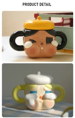 CRYBABY Sad Club Series-Ceramic Cup (Brown) -Pop Mart Sale Shop 20240102 161930 249999 1200x1868