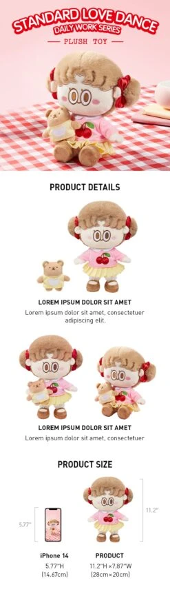 Standard Love Dance Daily Work Series-Plush Toy -Pop Mart Sale Shop 20240118 185302 340324 1200x4187
