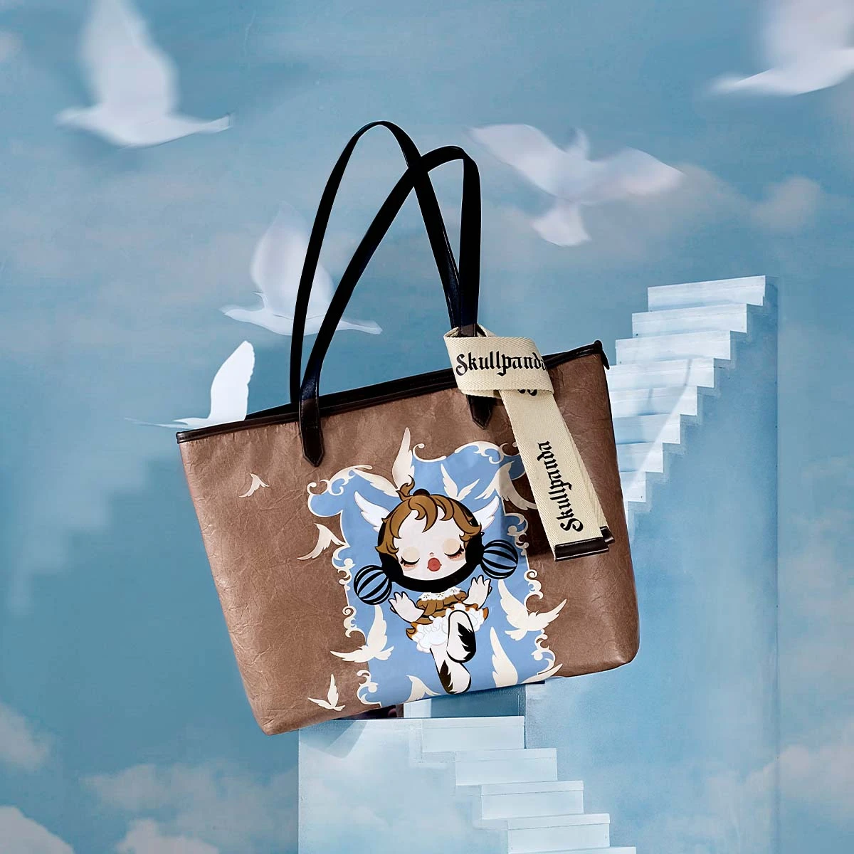 SKULLPANDA Image Of Reality Series-Tyvek Paper Bag SKULLPANDA Image Of Reality Series-Tyvek Paper Bag -Pop Mart Sale Shop