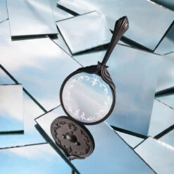 SKULLPANDA Image Of Reality Series-Handheld Mirror -Pop Mart Sale Shop 20240208 211559 054176 1200x1200