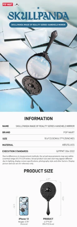 SKULLPANDA Image Of Reality Series-Handheld Mirror -Pop Mart Sale Shop 20240208 211614 072424 1200x3534