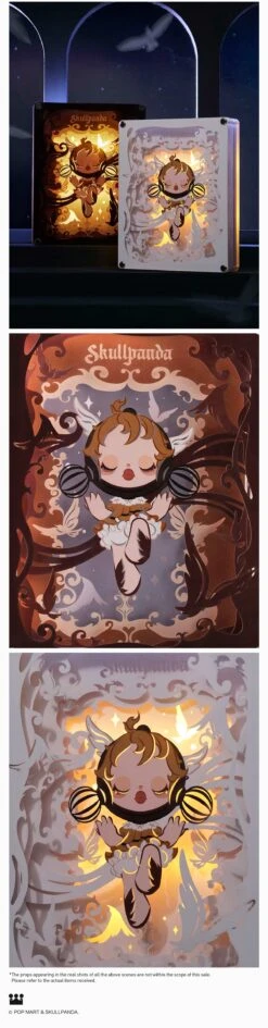 SKULLPANDA Image Of Reality Series-Papercraft Lamp (Plain Ver.) -Pop Mart Sale Shop 20240219 183735 370887 1200x4590