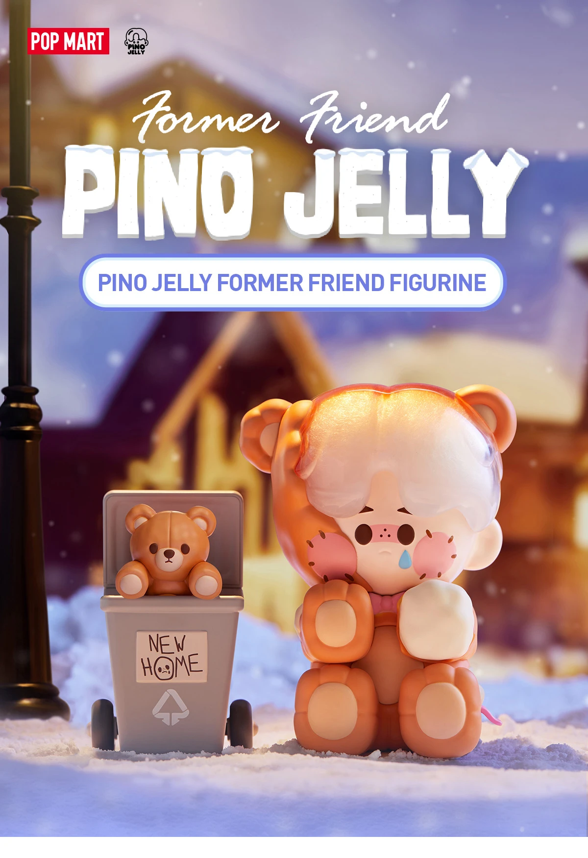 PINO JELLY Former Friend Figurine PINO JELLY Former Friend Figurine -Pop Mart Sale Shop