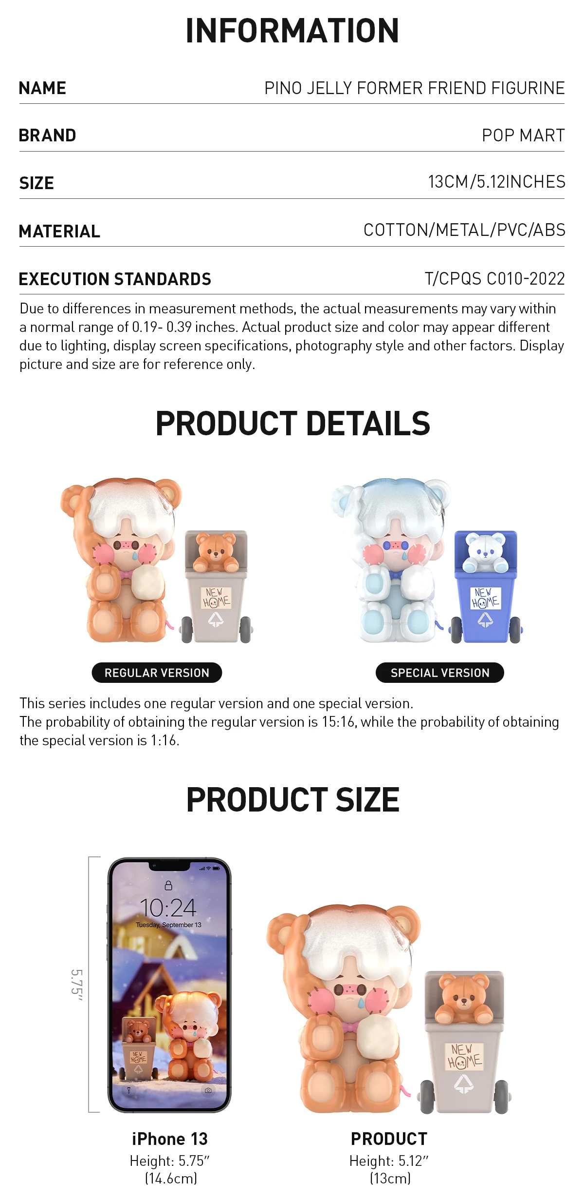 PINO JELLY Former Friend Figurine PINO JELLY Former Friend Figurine -Pop Mart Sale Shop