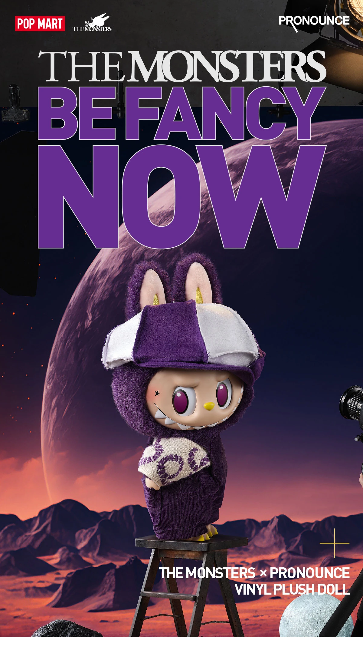 LABUBU × PRONOUNCE-BE FANCY NOW Vinyl Plush Doll LABUBU × PRONOUNCE-BE FANCY NOW Vinyl Plush Doll -Pop Mart Sale Shop