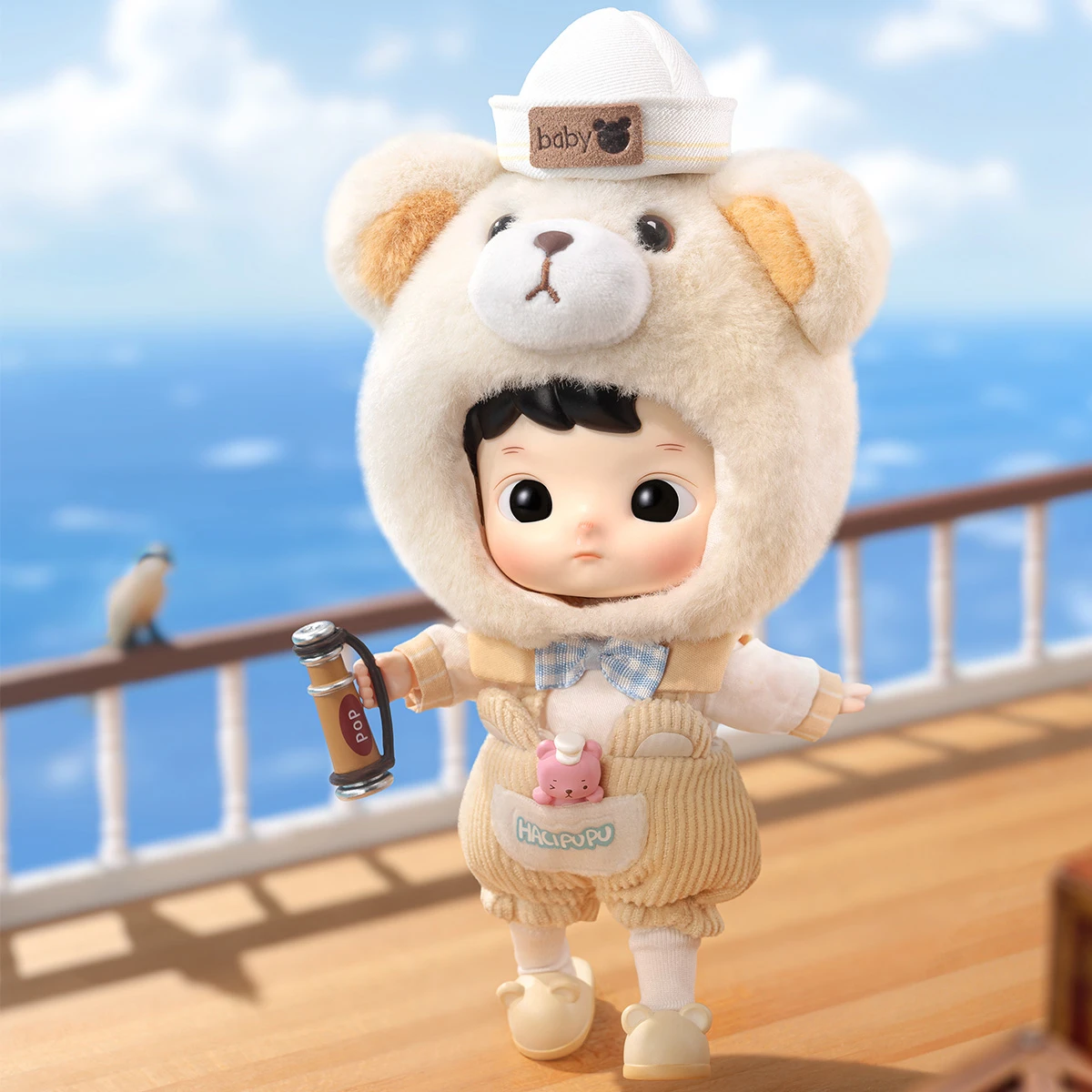 HACIPUPU Captain Bear Action Figure HACIPUPU Captain Bear Action Figure -Pop Mart Sale Shop