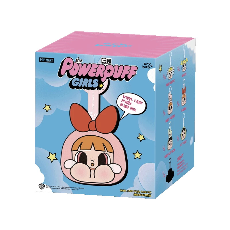 CRYBABY × Powerpuff Girls Series-Vinyl Face Plush Blind Box CRYBABY × Powerpuff Girls Series-Vinyl Face Plush Blind Box -Pop Mart Sale Shop