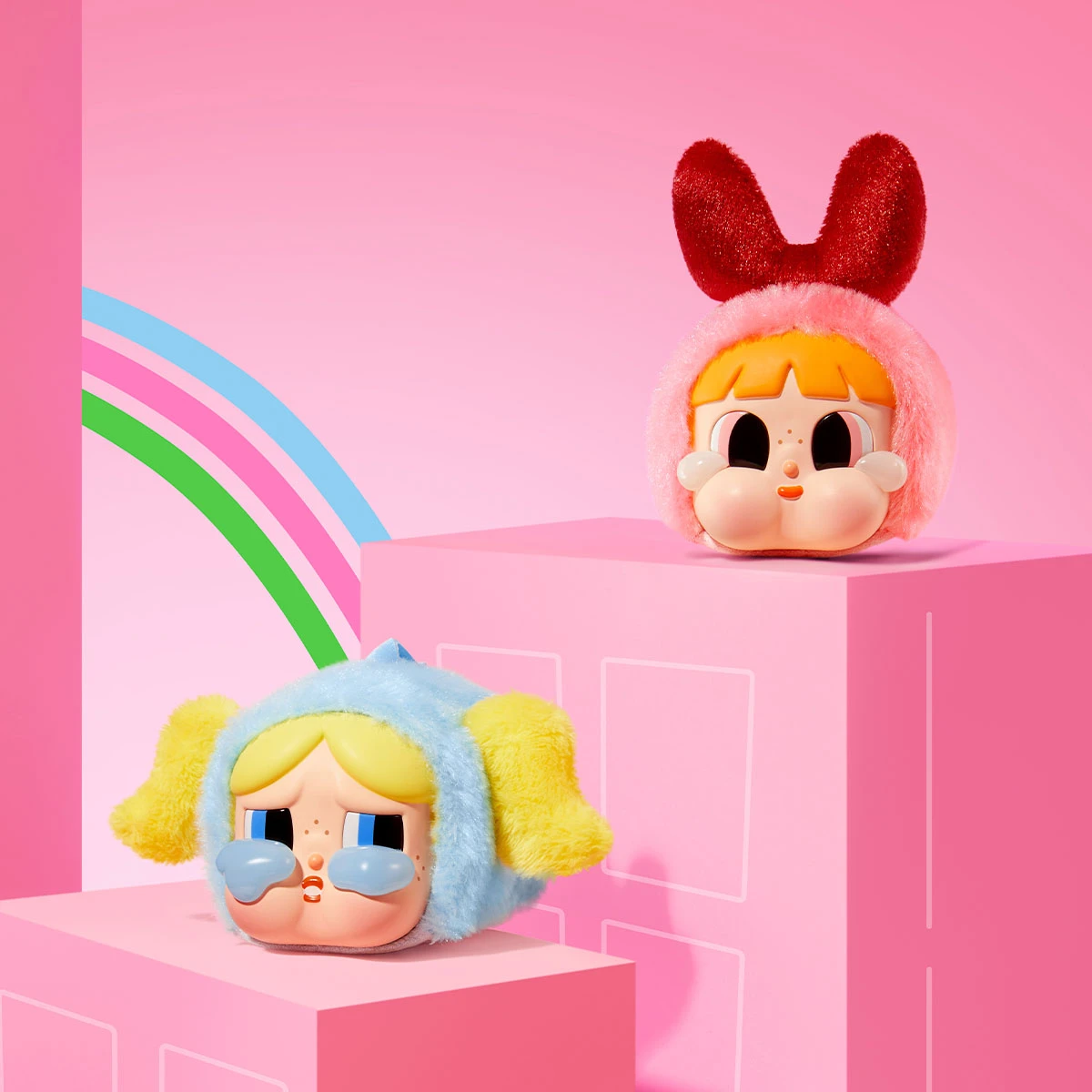CRYBABY × Powerpuff Girls Series-Vinyl Face Plush Blind Box CRYBABY × Powerpuff Girls Series-Vinyl Face Plush Blind Box -Pop Mart Sale Shop