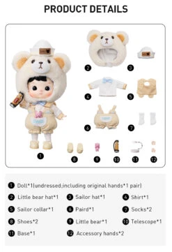 HACIPUPU Captain Bear Action Figure 11 HACIPUPU Captain Bear Action Figure -Pop Mart Sale Shop 20240510 195132 920088 03 hacipupu captain bear action figure bjd pop mart us 03 1200x1754