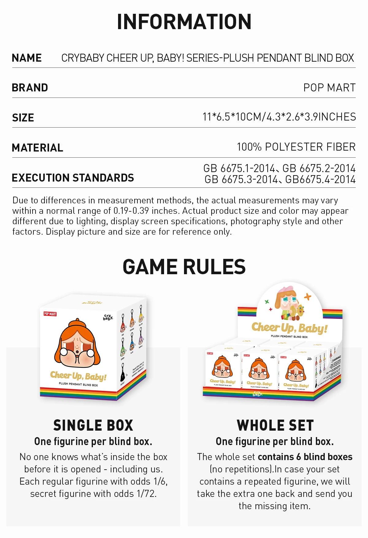 CRYBABY CHEER UP, BABY! SERIES-Plush Pendant Blind Box CRYBABY CHEER UP, BABY! SERIES-Plush Pendant Blind Box -Pop Mart Sale Shop 20240528 111435 093640 crybaby cheer up baby series plush pendant blind