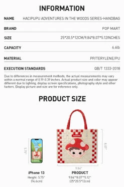HACIPUPU Adventures In The Woods Series-Handbag 6 HACIPUPU Adventures In The Woods Series-Handbag -Pop Mart Sale Shop 20240604 111255 624742 hacipupu adventures in the woods series handbag accessories pop mart us 2 1200x1802
