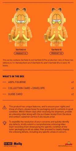 MEGA SPACE MOLLY 400% Garfield -Pop Mart Sale Shop 20240621 145650 174604 mega space molly 400 garfield mega 400 pop mart us detail 06 1200x2382