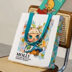 MOLLY Anniversary Statues Classical Retro 2 Series-Canvas Bag -Pop Mart Sale Shop 20240627 103206 825879 molly anniversary statues classical retro 2 series canvas bag accessories pop mart us scene 1 1200x1200