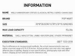 MOLLY Anniversary Statues Classical Retro 2 Series-Canvas Bag -Pop Mart Sale Shop 20240627 103216 714372 molly anniversary statues classical retro 2 series canvas bag accessories pop mart us details 2 1200x899