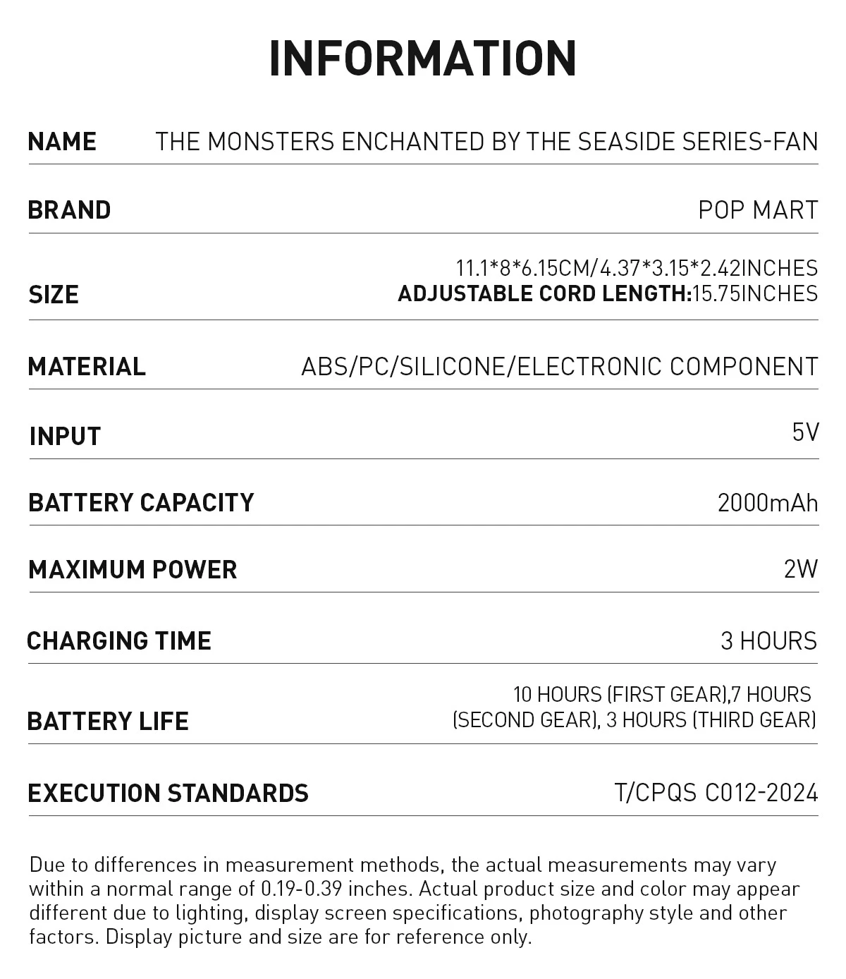 THE MONSTERS Enchanted by the Seaside Series-Fan THE MONSTERS Enchanted By The Seaside Series-Fan -Pop Mart Sale Shop 20240703 182021 582317 the monsters enchanted by the seaside series fan accessories pop mart us details