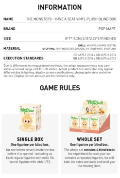 THE MONSTERS - Have A Seat Vinyl Plush Blind Box 13 THE MONSTERS - Have A Seat Vinyl Plush Blind Box -Pop Mart Sale Shop 20240710 102619 837271 the monsters have a seat vinyl plush blind box blind boxes pop mart us details 4 1200x1774