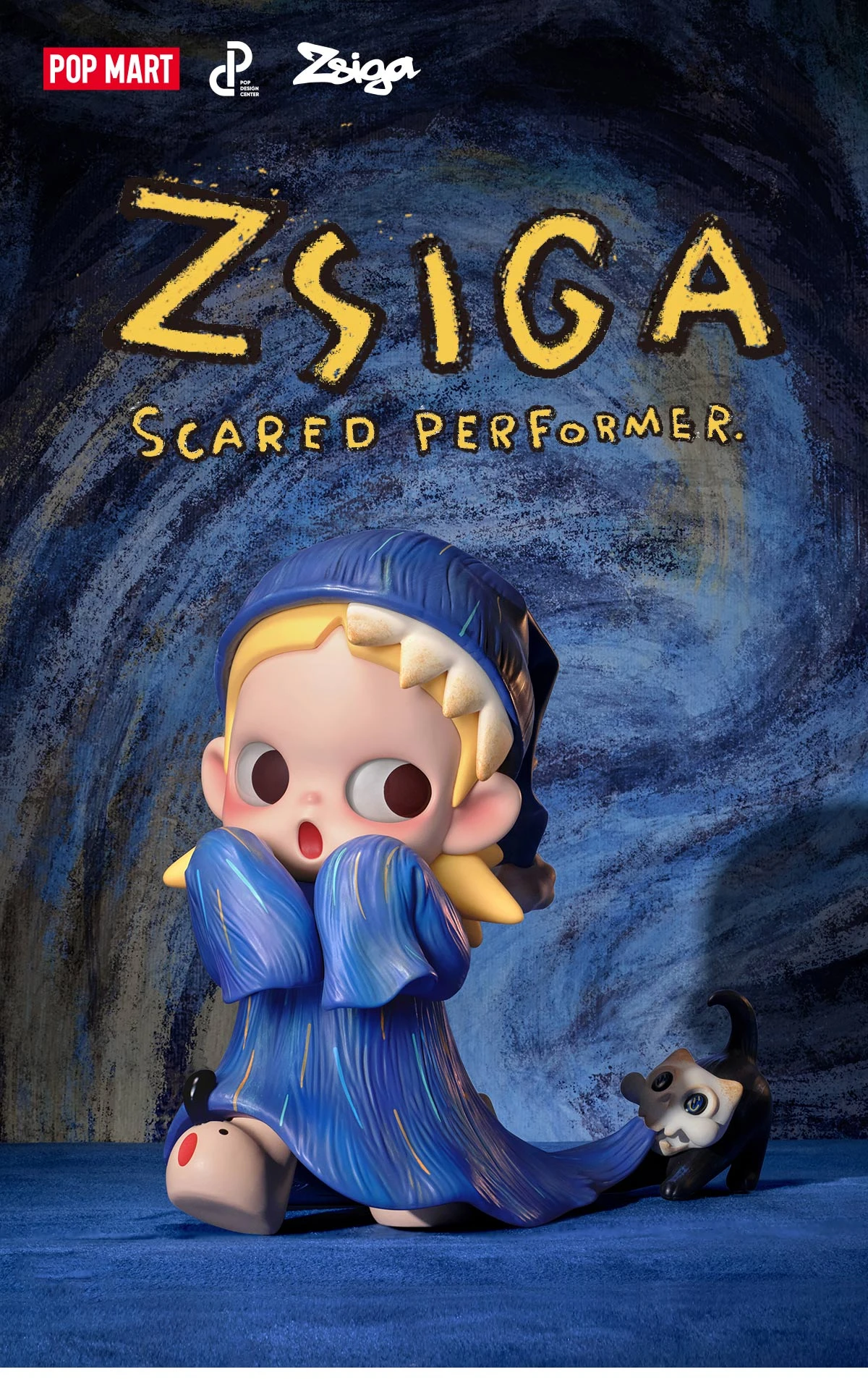 Zsiga Scared Performer Figurine Zsiga Scared Performer Figurine -Pop Mart Sale Shop 20240910 171754 666232 zsiga scared performer figurine figurine details popmart us