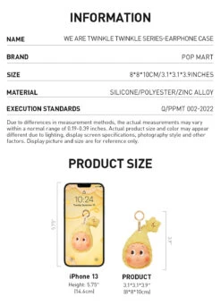 We Are Twinkle Twinkle Series-Earphone Case -Pop Mart Sale Shop 20240912 103808 300526 we are twinkle twinkle series earphone case accessories details popmart us 03 1200x1658
