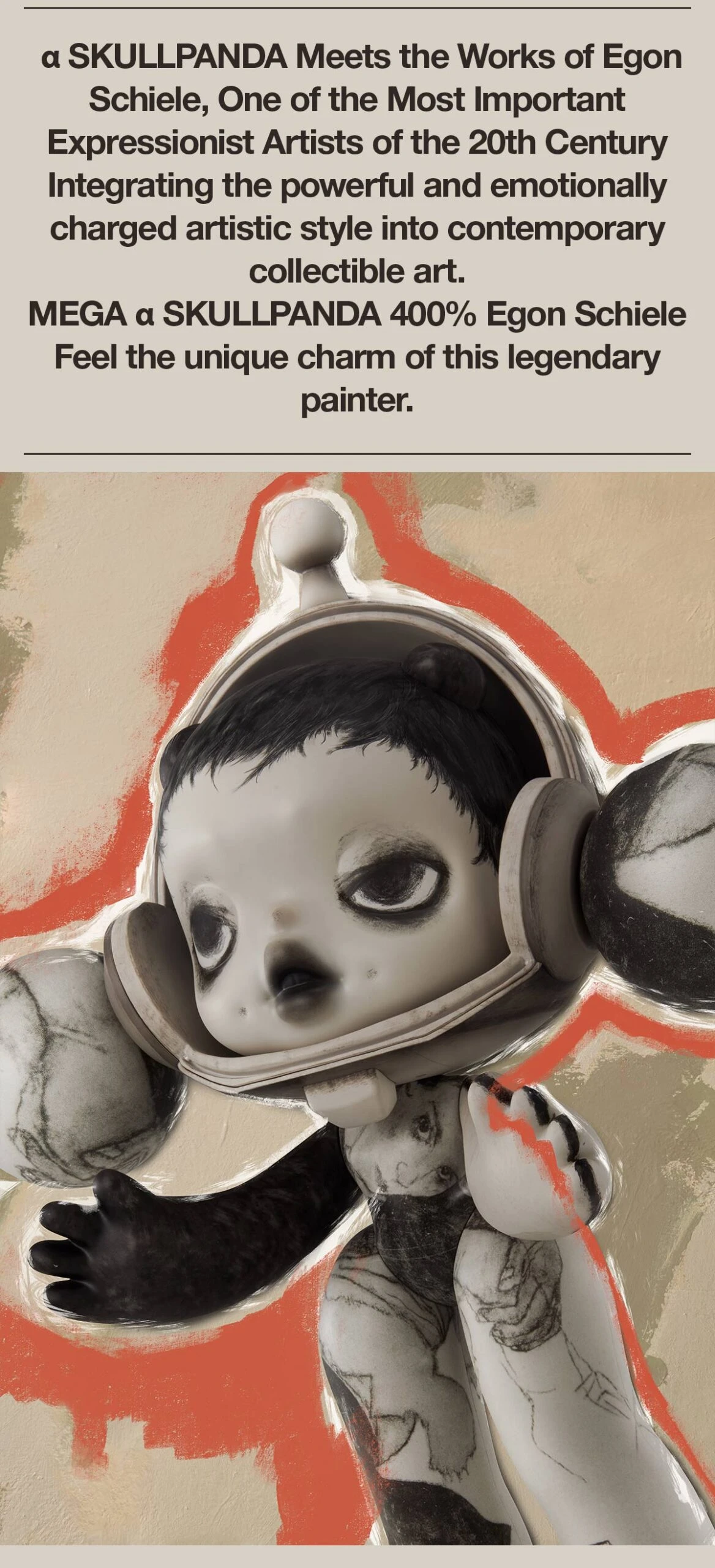 MEGA α SKULLPANDA 400% Egon Schiele MEGA α SKULLPANDA 400% Egon Schiele -Pop Mart Sale Shop 20240914 191435 660469 07 mega skullpanda 400 egon schiele mega 400 details popmart us 1200x2630 scaled