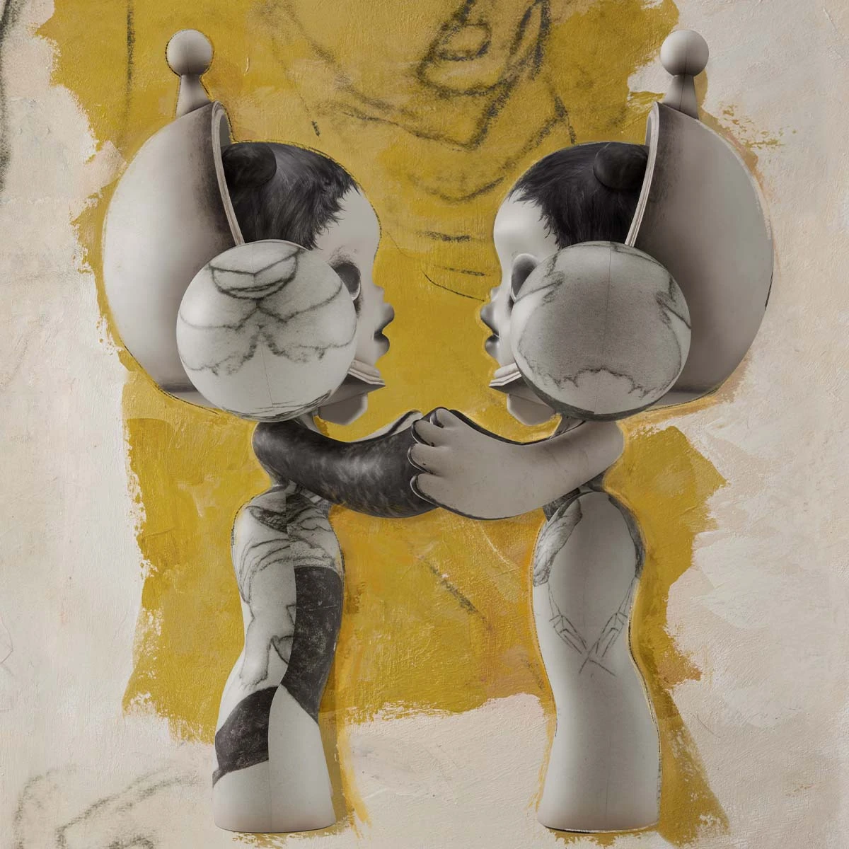 MEGA α SKULLPANDA 1000% Egon Schiele MEGA α SKULLPANDA 1000% Egon Schiele -Pop Mart Sale Shop 20240914 191801 528765 scene 2 mega skullpanda 1000 egon schiele mega 1000 details popmart