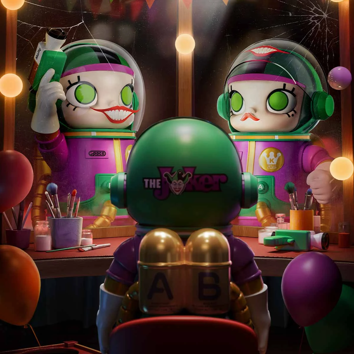 MEGA SPACE MOLLY 1000% JOKER MEGA SPACE MOLLY 1000% JOKER -Pop Mart Sale Shop