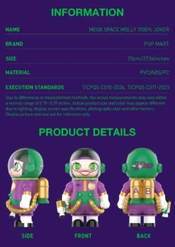 MEGA SPACE MOLLY 1000% JOKER 14 MEGA SPACE MOLLY 1000% JOKER -Pop Mart Sale Shop 20240927 140625 176556 02 mega space molly 1000 joker mega 1000 popmart us 1200x1693