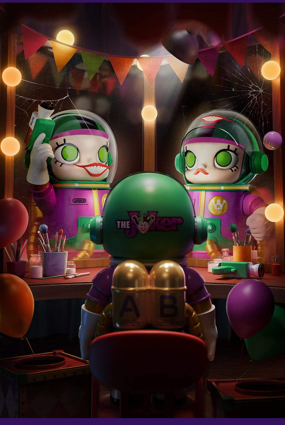 MEGA SPACE MOLLY 1000% JOKER MEGA SPACE MOLLY 1000% JOKER -Pop Mart Sale Shop 20240927 140625 985145 06 mega space molly 1000 joker mega 1000 popmart