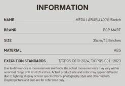 MEGA LABUBU 400% Sketch -Pop Mart Sale Shop 20240929 113149 991336 02 mega labubu 400 sketch mega 400 popmart us 1200x827