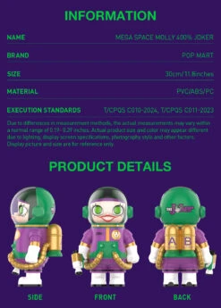 MEGA SPACE MOLLY 400% JOKER 14 MEGA SPACE MOLLY 400% JOKER -Pop Mart Sale Shop 20240929 113730 249716 02 mega space molly 400 joker mega 400 popmart us 1200x1677