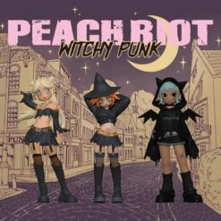 Peach Riot Witchy Punk Figures 6 Peach Riot Witchy Punk Figures -Pop Mart Sale Shop 20241015 174333 010218 peach riot witchy punk figures designer figurines pop mart us scene 1 1200x1200