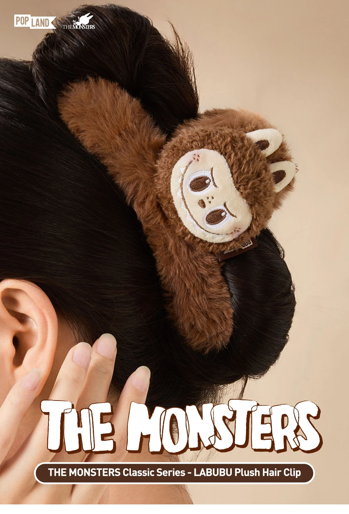 THE MONSTERS Classic Series- LABUBU Plush Hair Clip THE MONSTERS Classic Series- LABUBU Plush Hair Clip -Pop Mart Sale Shop 20241030 140050 934550 01 the monsters classic series labubu plush hair clip labubu accessories popmart