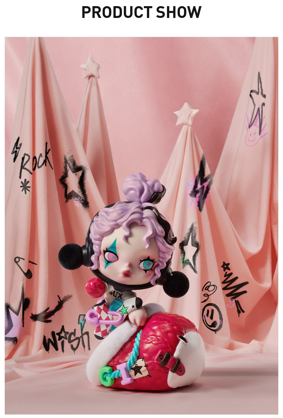 SKULLPANDA The Stocking Surprise Figure SKULLPANDA The Stocking Surprise Figure -Pop Mart Sale Shop 20241101 093809 566994 04 skullpanda the stocking surprise figure figurine details popmart