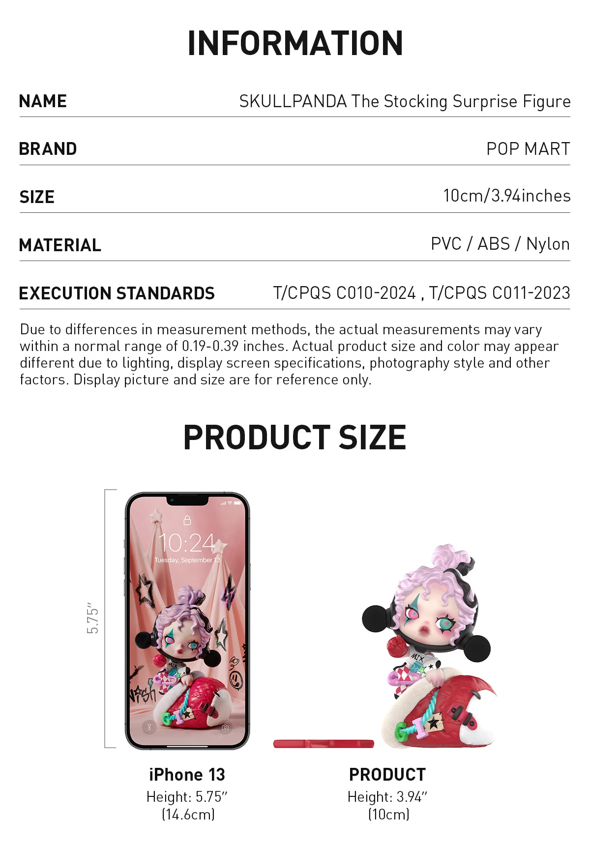 SKULLPANDA The Stocking Surprise Figure SKULLPANDA The Stocking Surprise Figure -Pop Mart Sale Shop 20241101 093809 888355 03 skullpanda the stocking surprise figure figurine details popmart