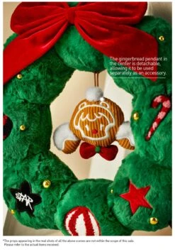 SKULLPANDA Tell Me What You Want Series Plush Wreath Pendant -Pop Mart Sale Shop 20241104 181332 298499 05 skullpanda tell me what you want series plush wreath pendant accessories details popmart us 1200x1723