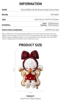 SKULLPANDA Tell Me What You Want Series Pillow -Pop Mart Sale Shop 20241104 181543 333586 03 skullpanda tell me what you want series pillow accessories details popmart us 1200x2022