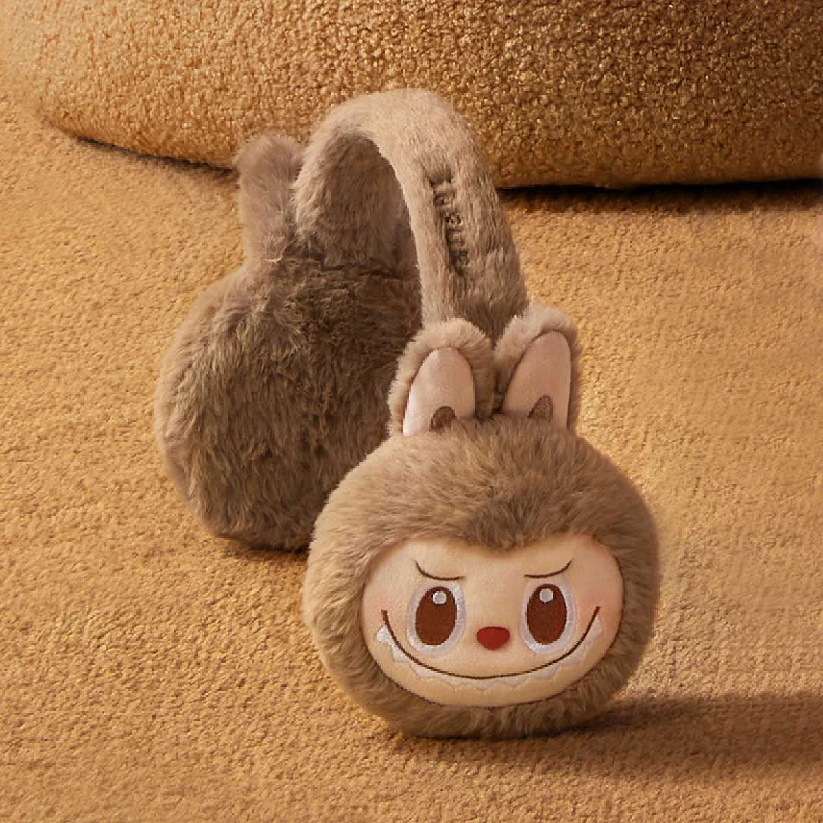 Warm Fluffy Holiday Series- LABUBU Plush Earmuffs Warm Fluffy Holiday Series- LABUBU Plush Earmuffs -Pop Mart Sale Shop 20241113 094605 429284 warm fluffy holiday series labubu plush earmuffs accessories pop mart us scene